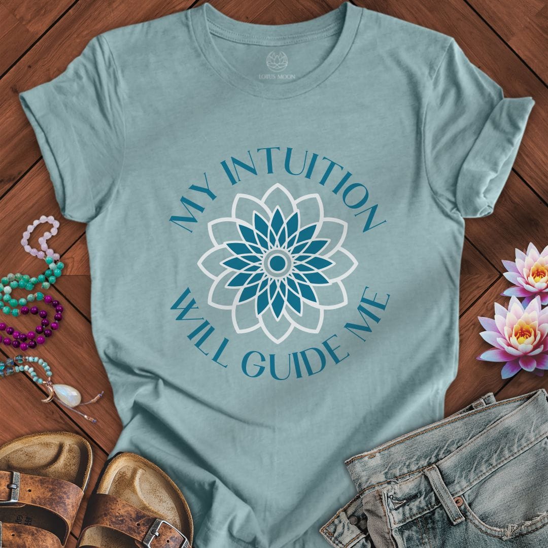 Printify T-Shirt My Guide Tee Heather Blue Lagoon / S