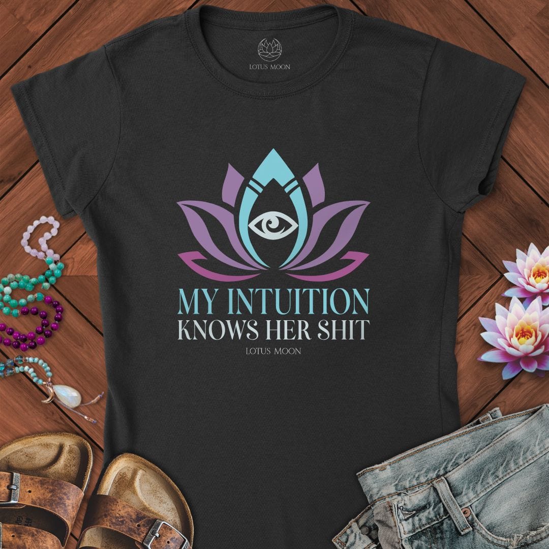 My Intuition Fitted Tee Black
