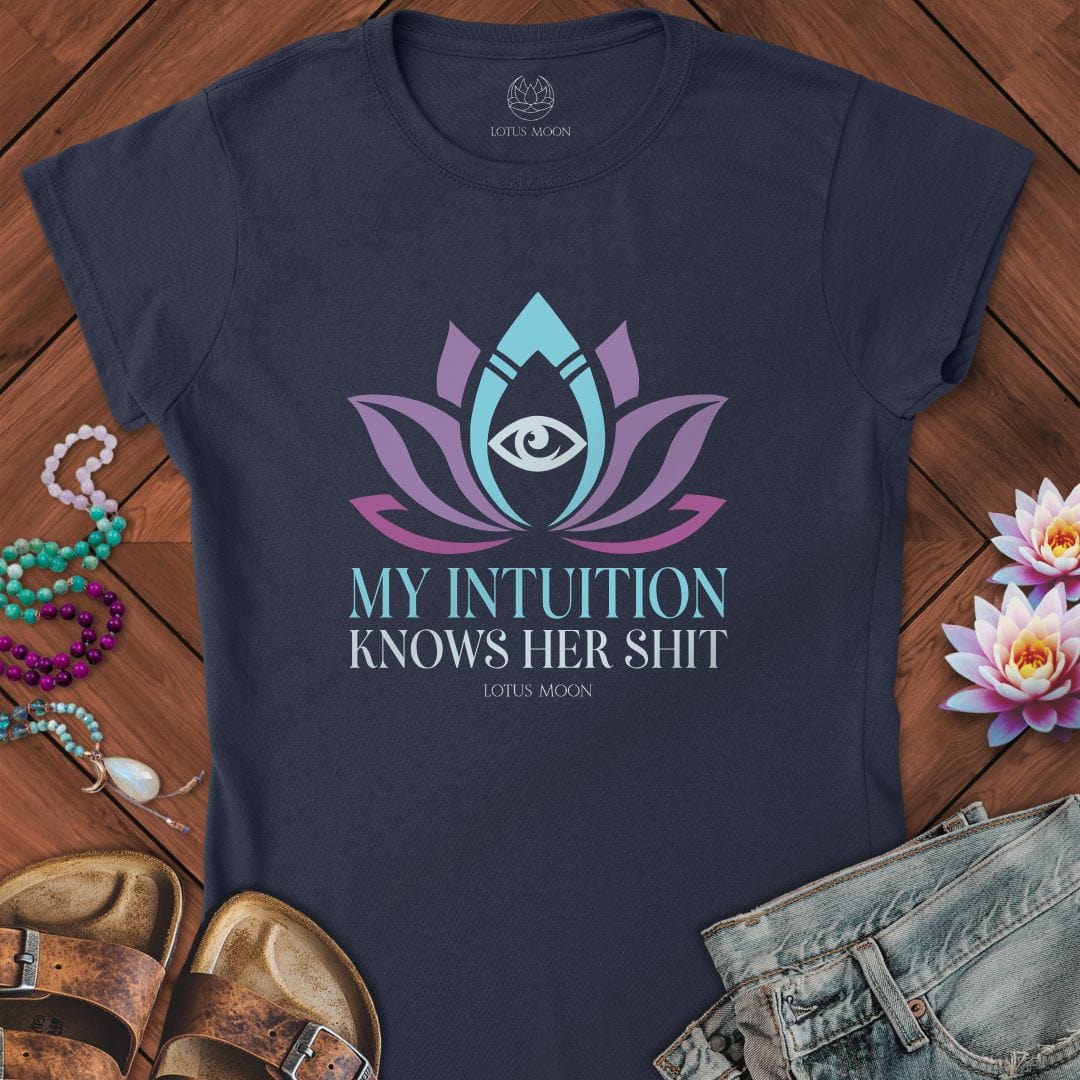 My Intuition Fitted Tee Navy