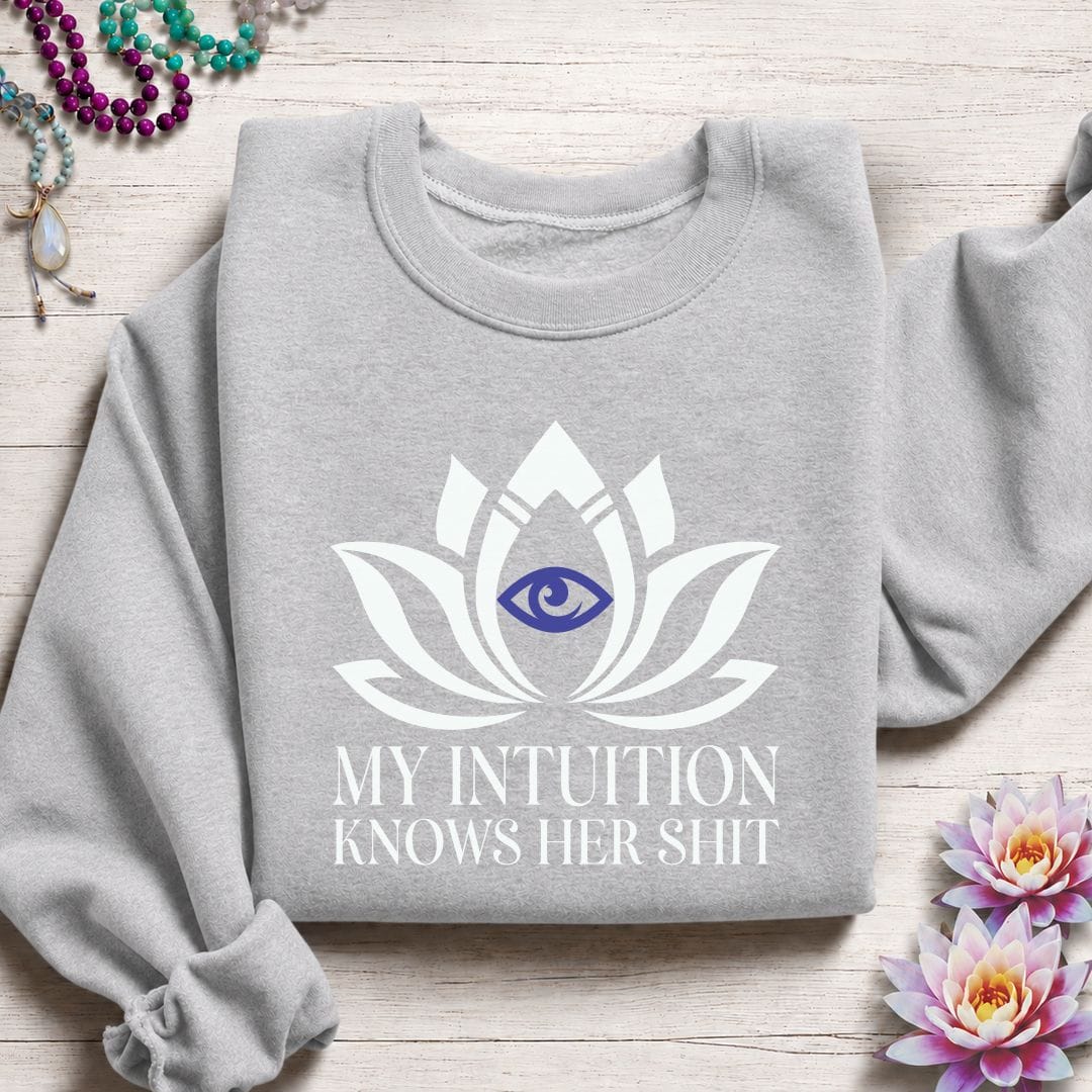 Printify Sweatshirt My Intuition Sweatshirt Sport Grey / S