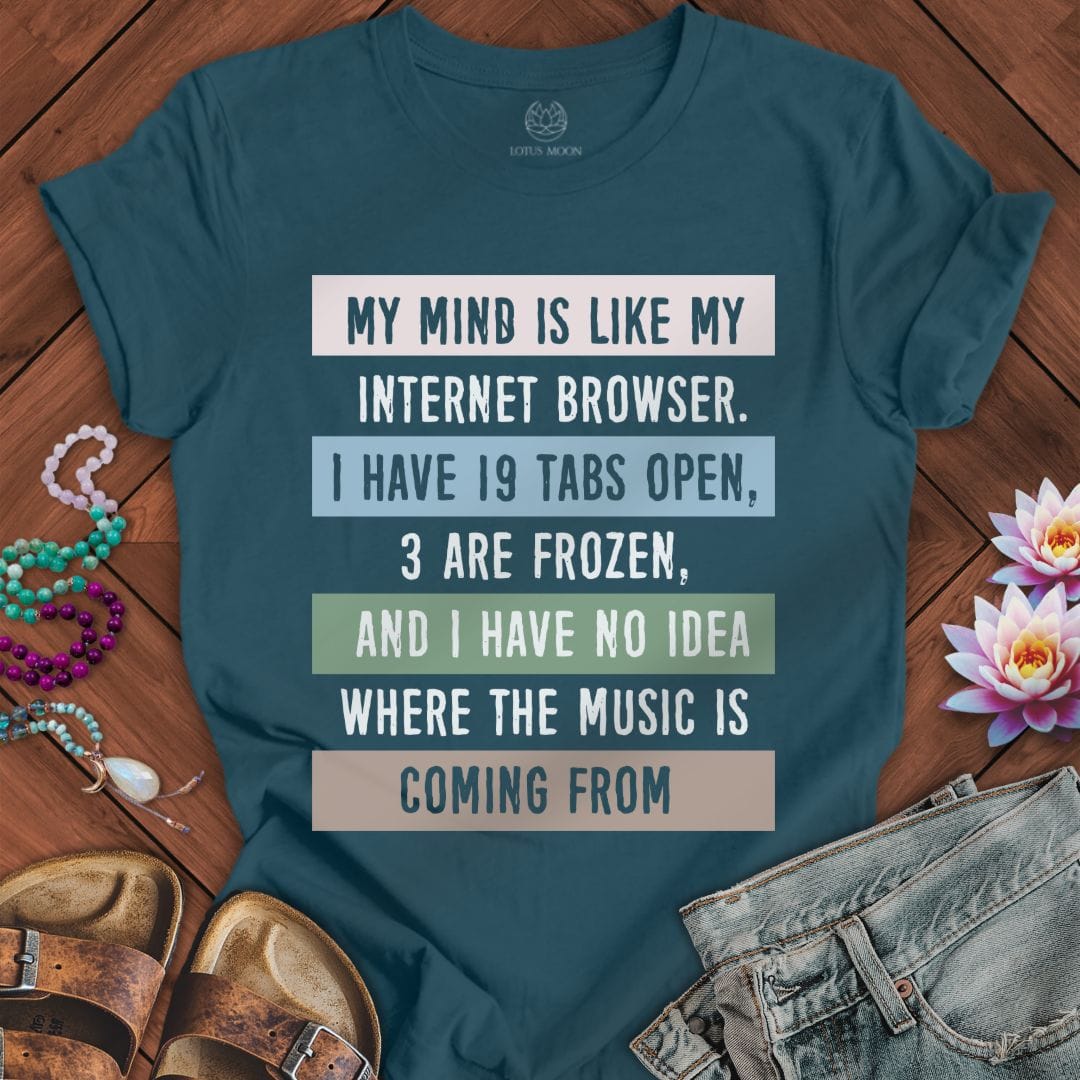 My Mind Tee Deep Teal