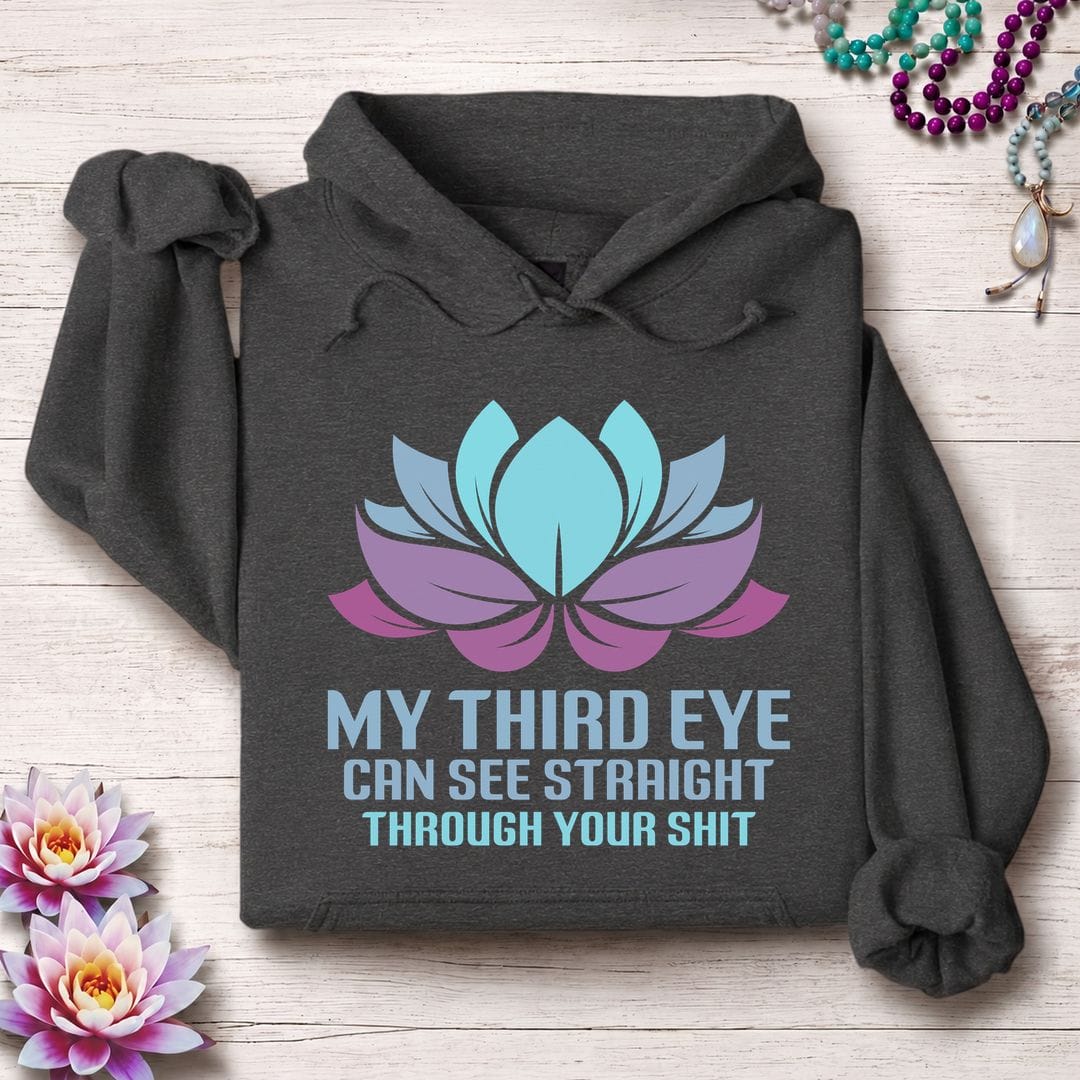 Printify Hoodie My Third Eye Hoodie Dark Heather / S