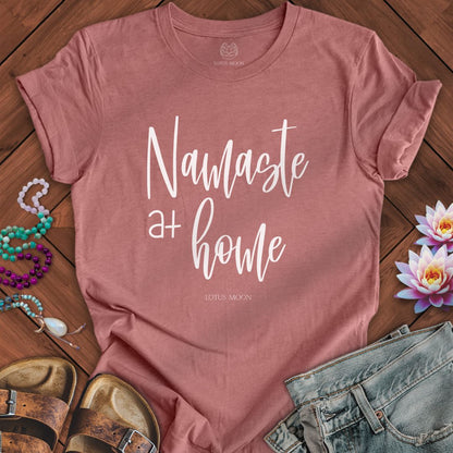 Namaste at Home Tee Heather Mauve