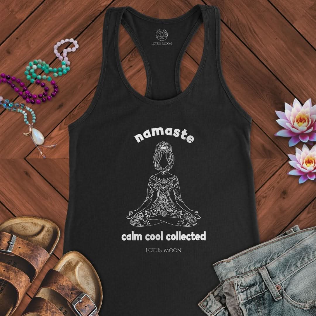 Namaste Calm Tank Solid Black