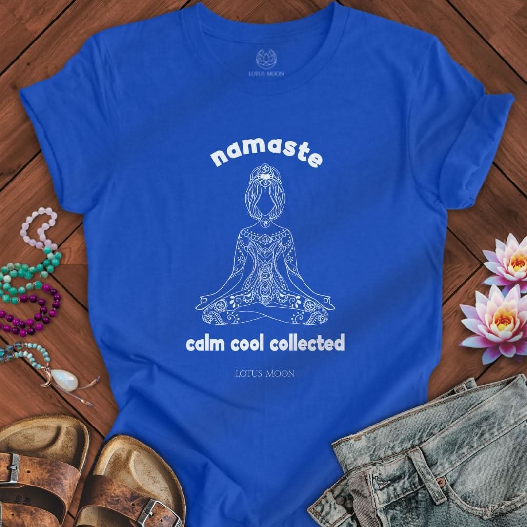 Namaste Calm Tee True Royal