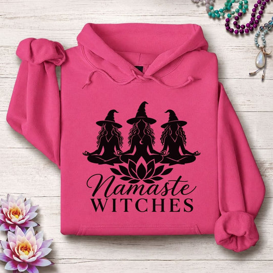 Namaste Ladies Hoodie Heliconia