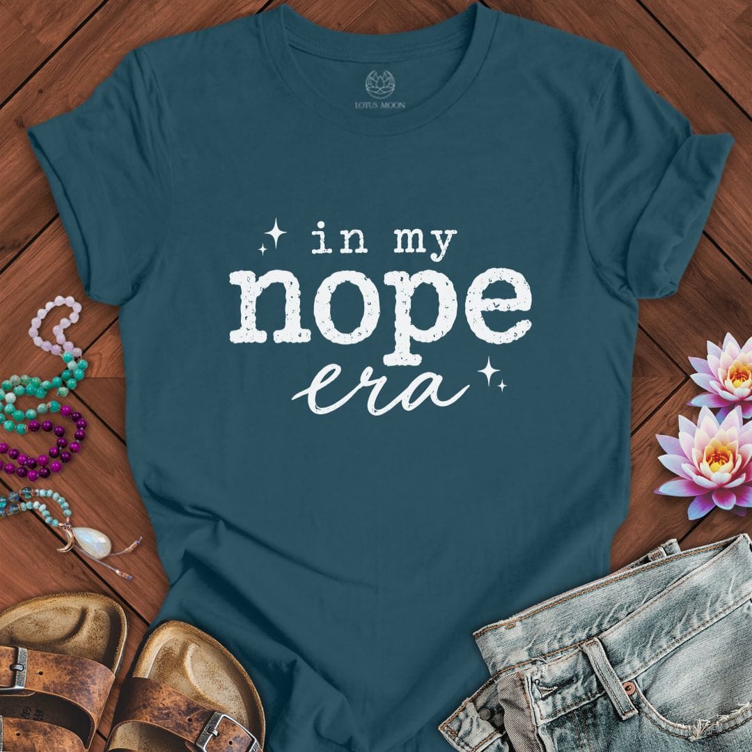 Printify T-Shirt Nope Era Tee Deep Teal / S