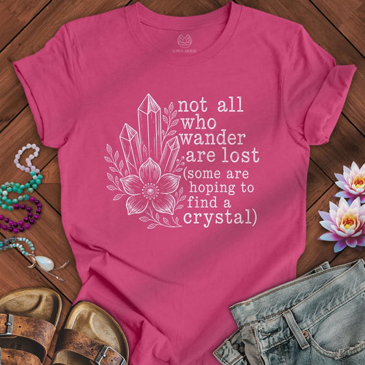Not All Who Wander Tee Berry