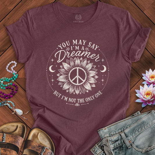 Printify T-Shirt Not The Only One Tee Heather Maroon / S