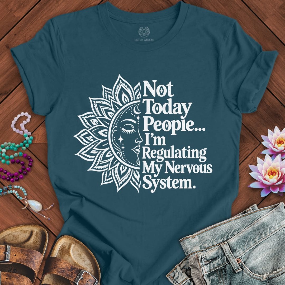Printify T-Shirt Not Today Tee Deep Teal / S