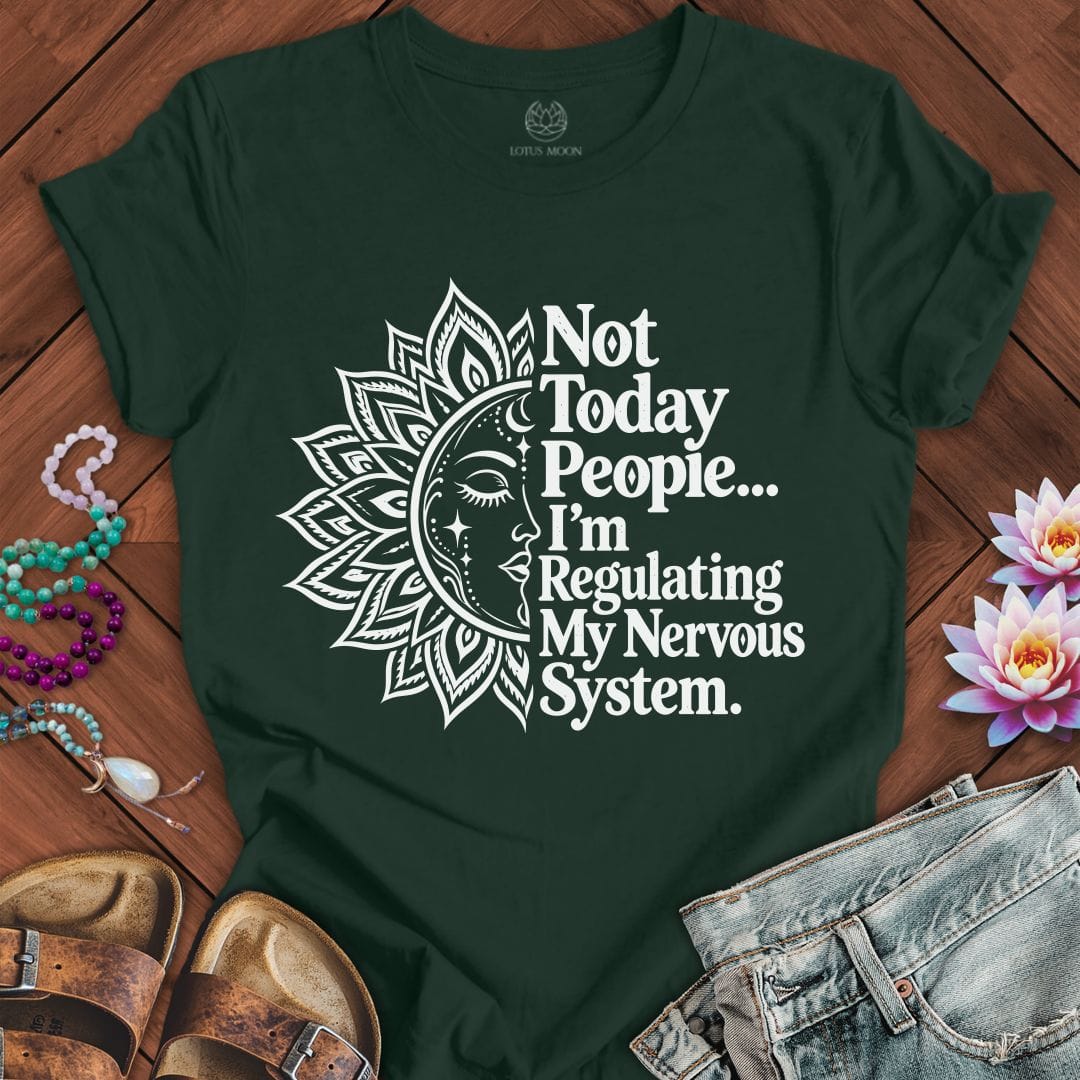 Printify T-Shirt Not Today Tee Forest / S