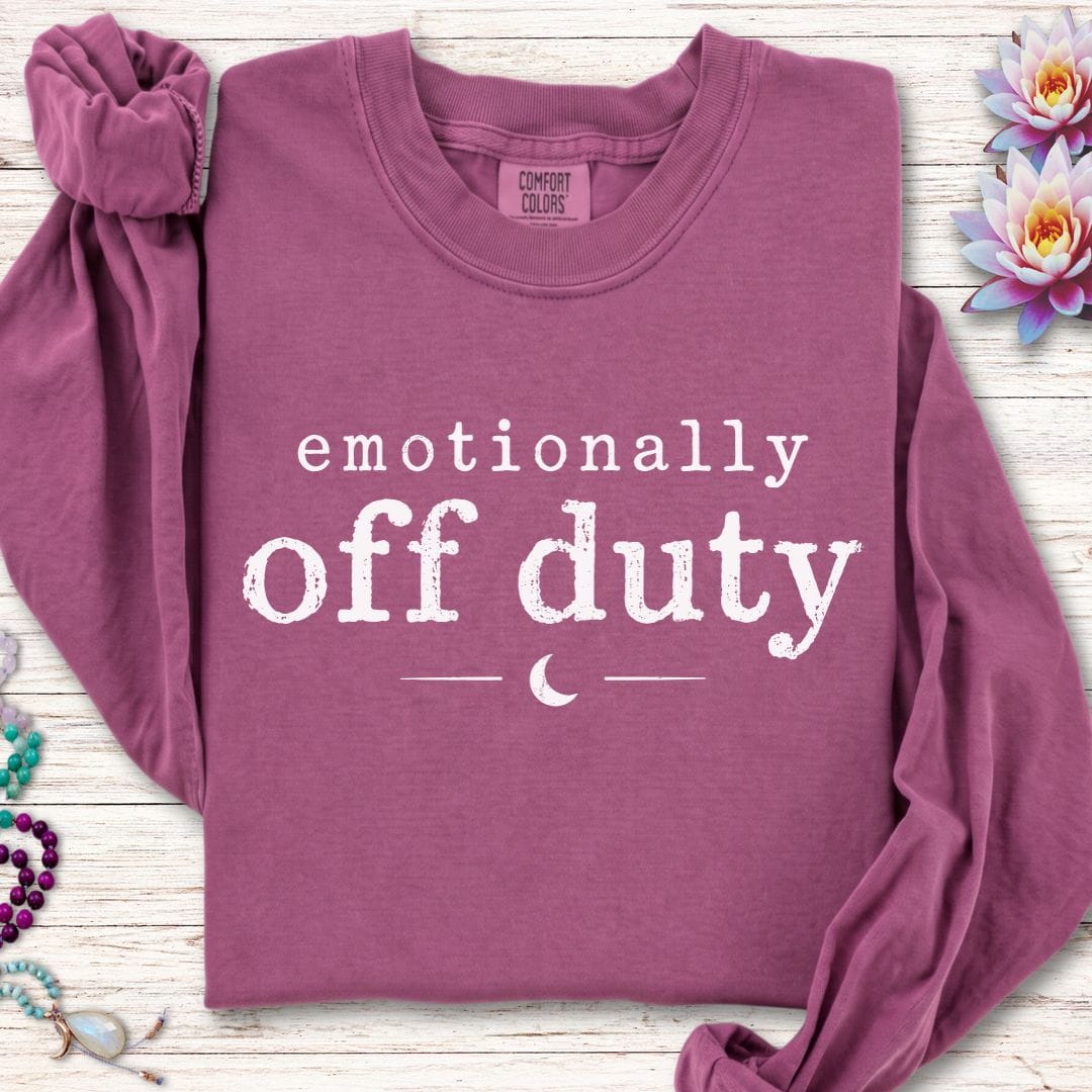 Off Duty Long Sleeve Tee Berry