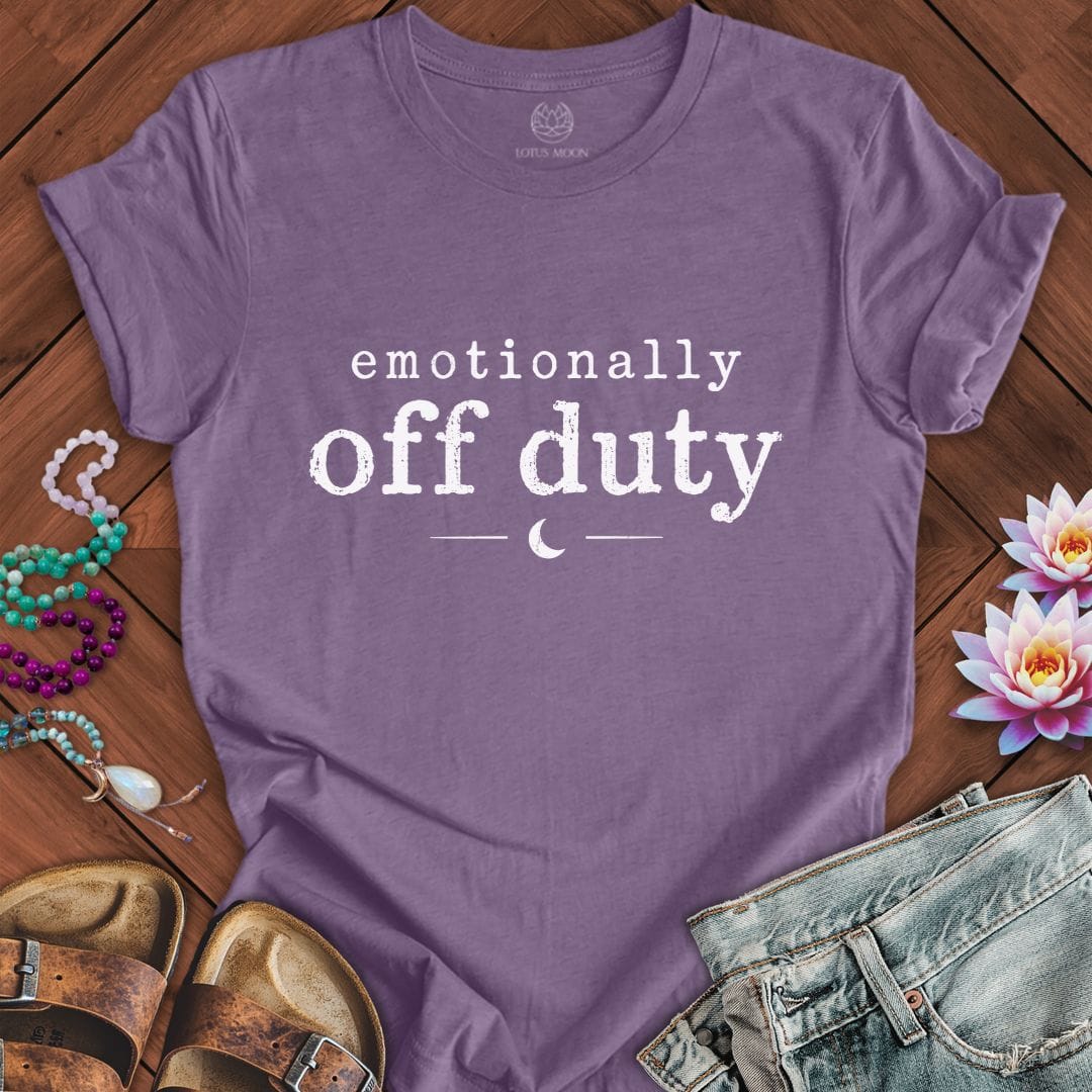 Printify T-Shirt Off Duty Tee Heather Purple / S