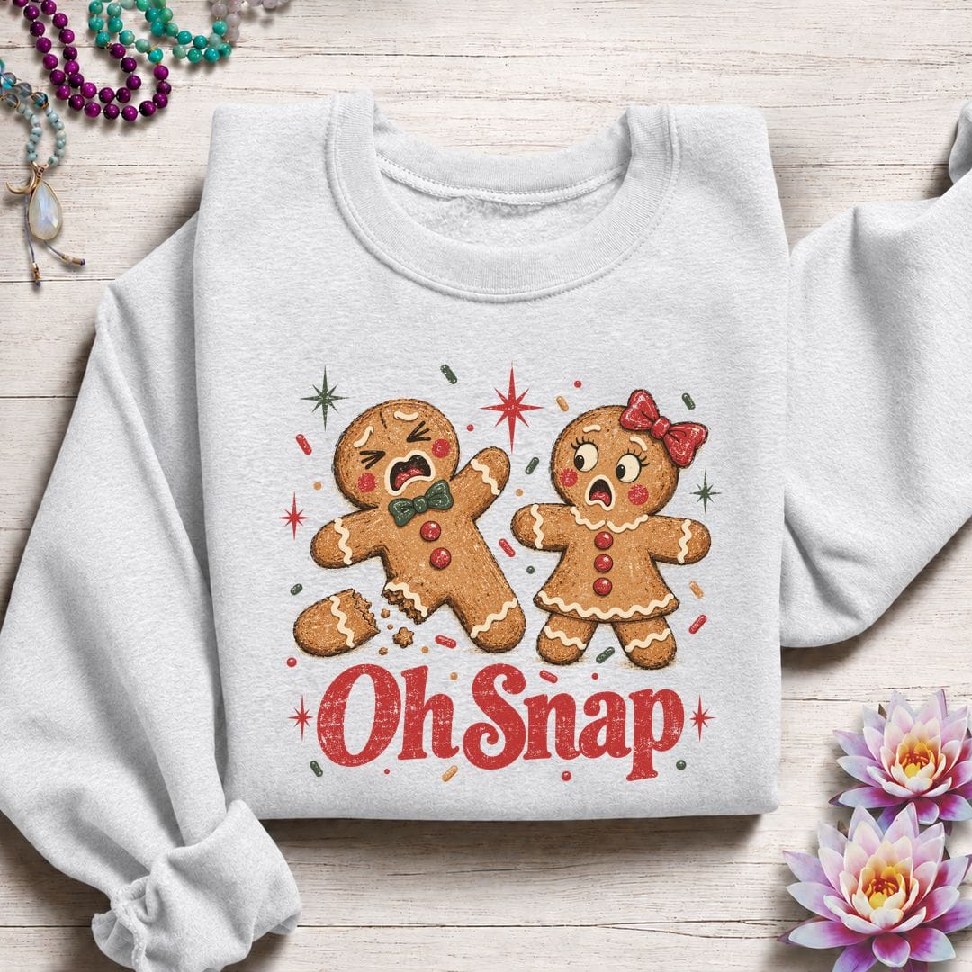 Oh Snap Sweatshirt Ash