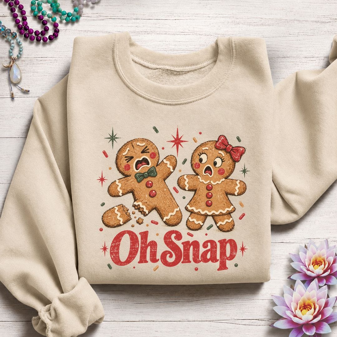 Oh Snap Sweatshirt Sand