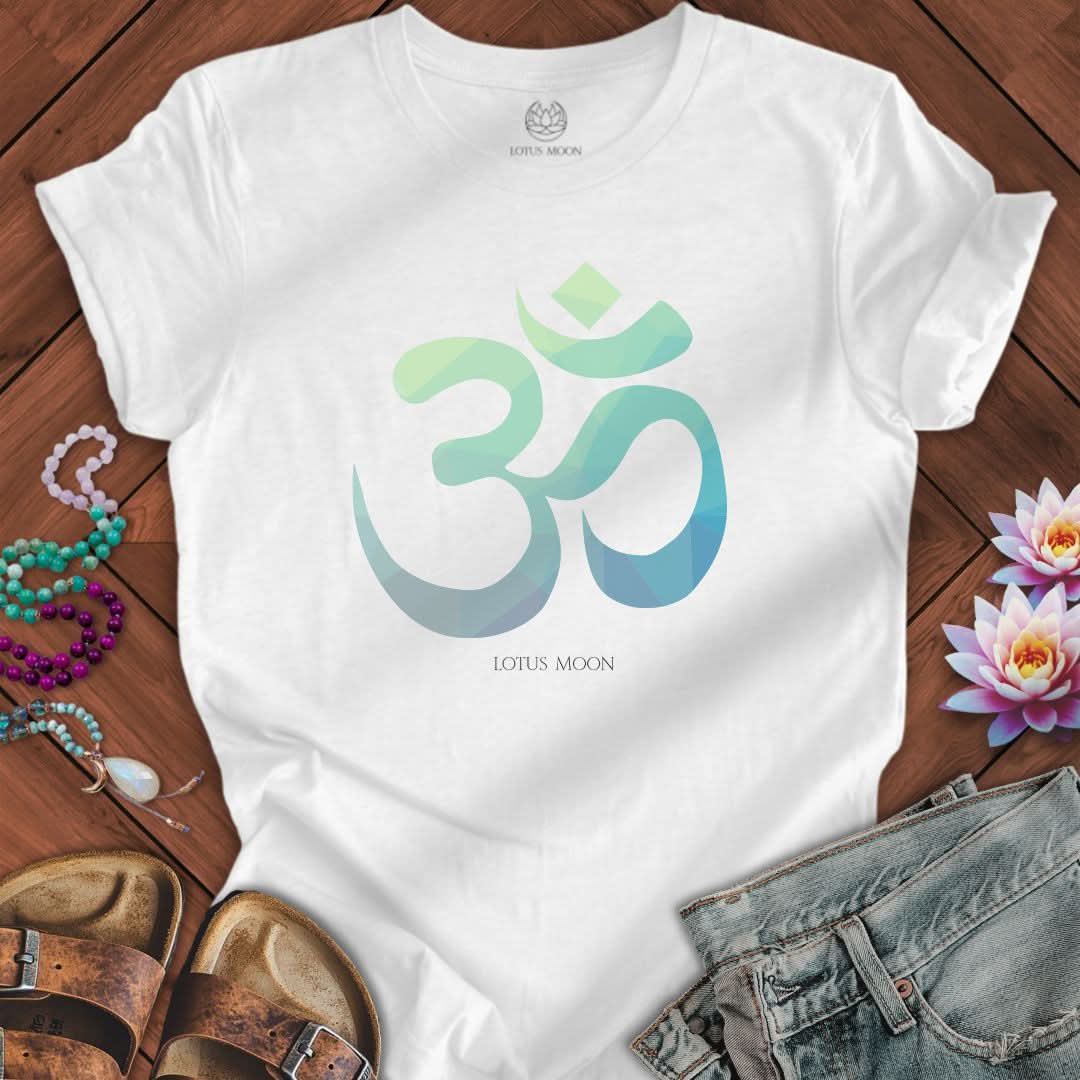 Om Tee Solid White Blend