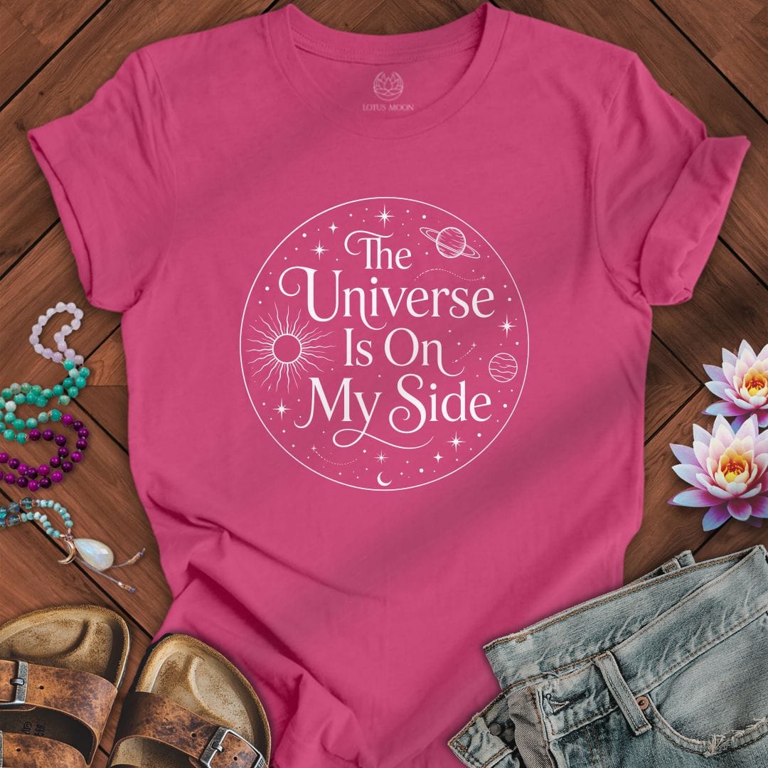 Printify T-Shirt On My Side Tee Berry / S