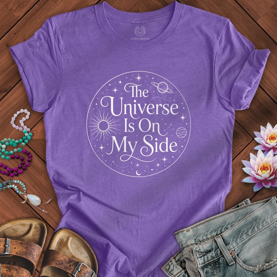 Printify T-Shirt On My Side Tee Heather Team Purple / S