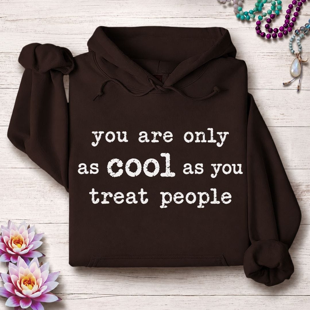 Only As Cool Hoodie Dark Chocolate