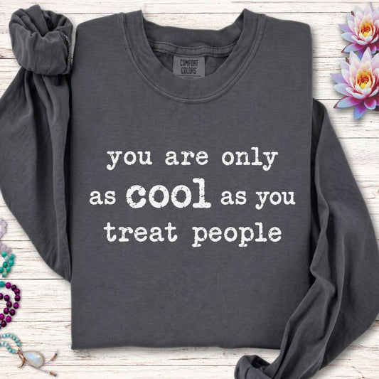 Only As Cool Long Sleeve Tee Pepper