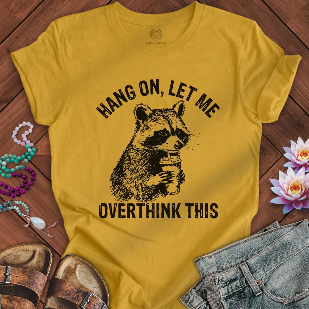 Overthink Tee Heather Mustard