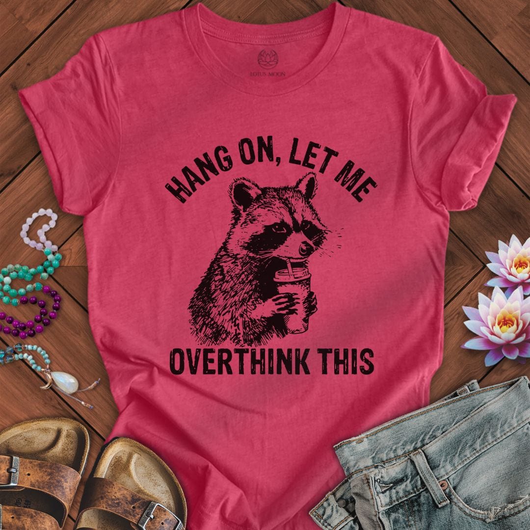 Overthink Tee Heather Raspberry