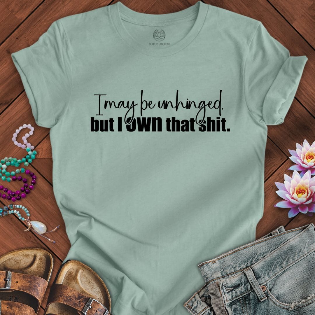 Own That Shit Tee Dusty Blue