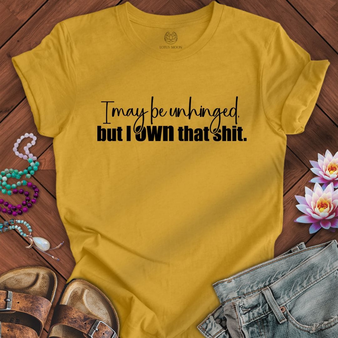 Own That Shit Tee Heather Mustard