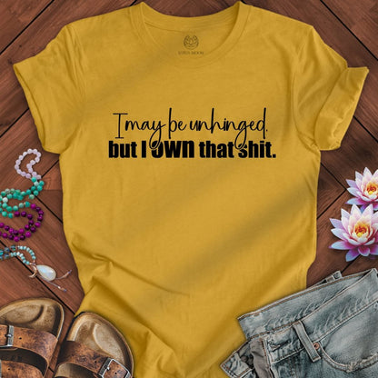 Own That Shit Tee Heather Mustard