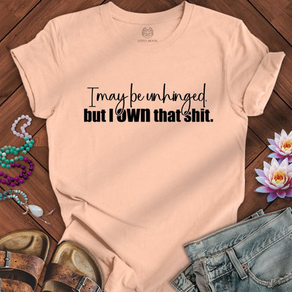 Own That Shit Tee Peach