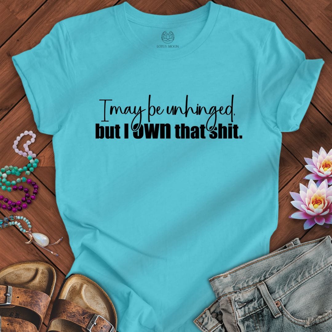 Own That Shit Tee Turquoise