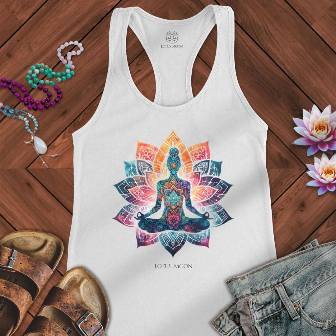 Painted Meditation Tank Solid White