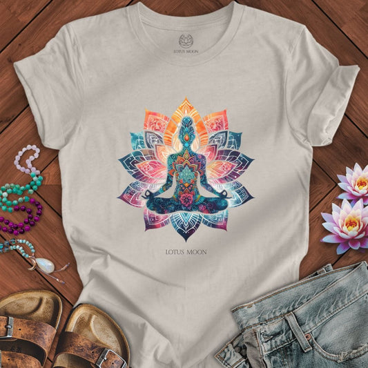 Painted Meditation Tee Heather Dust