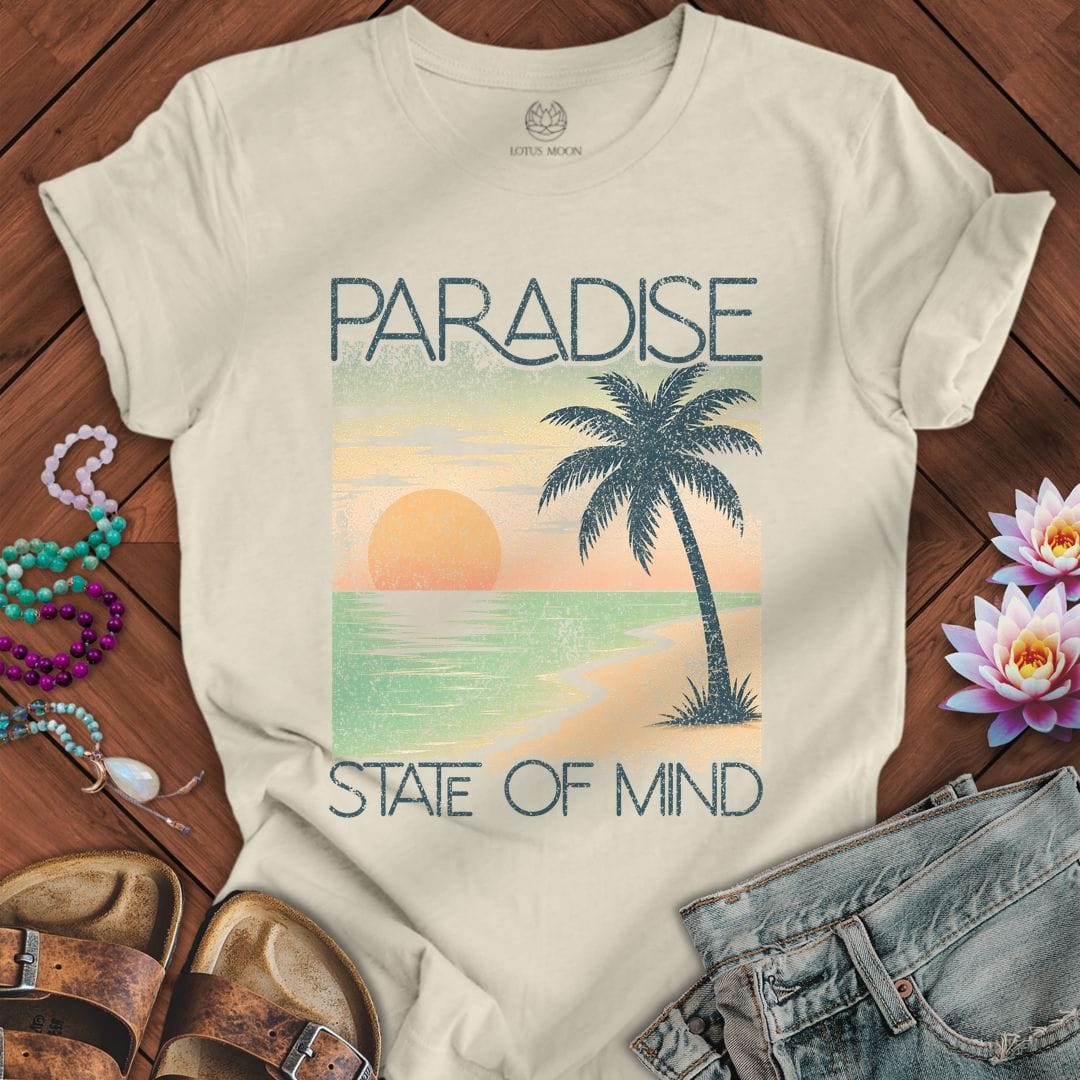 Printify T-Shirt Paradise State of Mind Tee Natural / S
