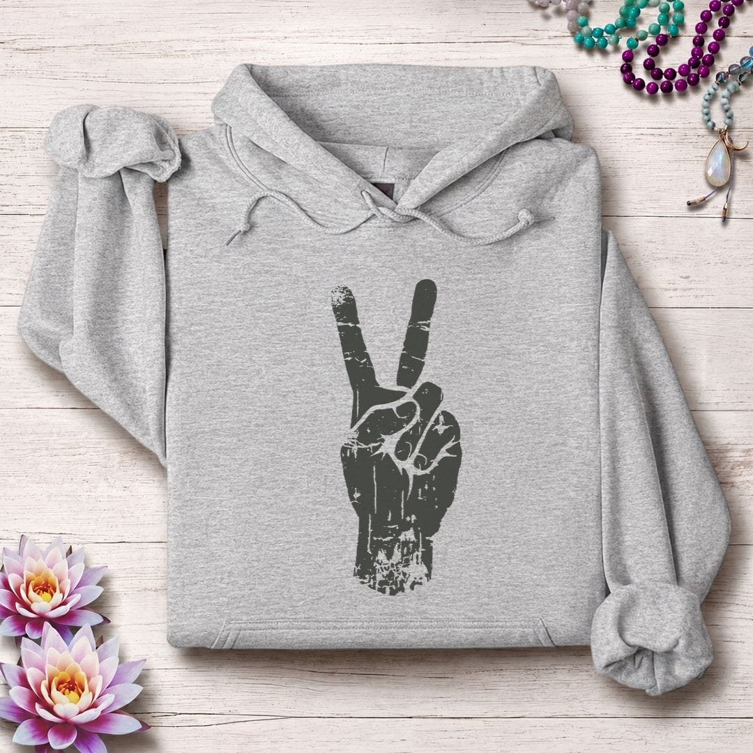 Printify Hoodie Peace Hoodie Sport Grey / S