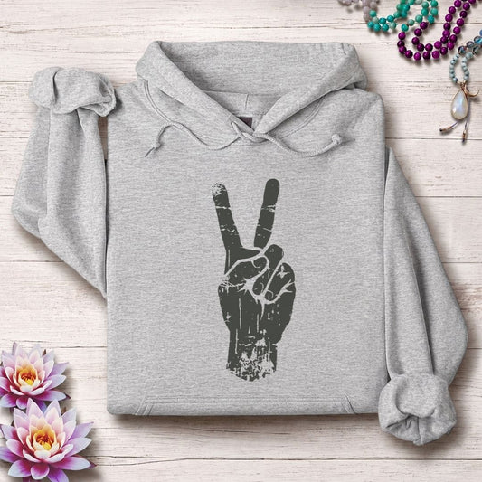 Peace Hoodie Sport Grey