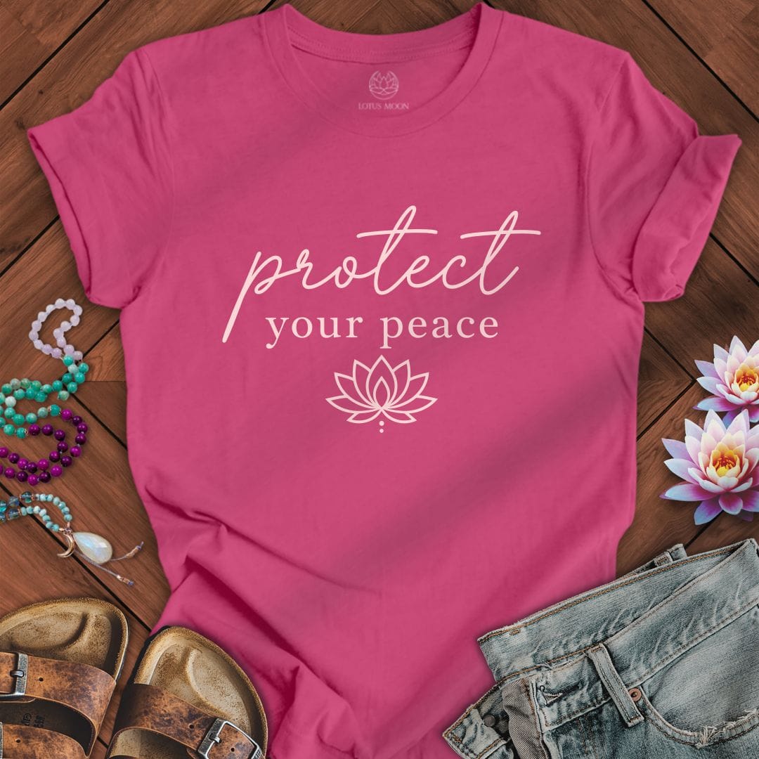 Peace Lotus Tee Berry