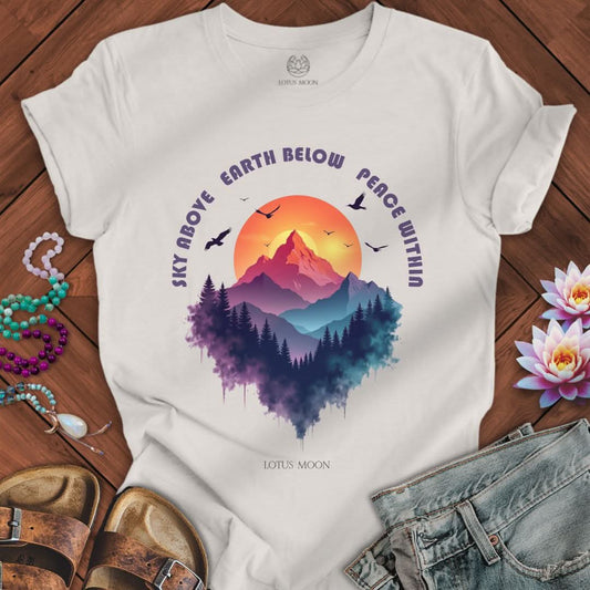 Peace Within Tee Vintage White