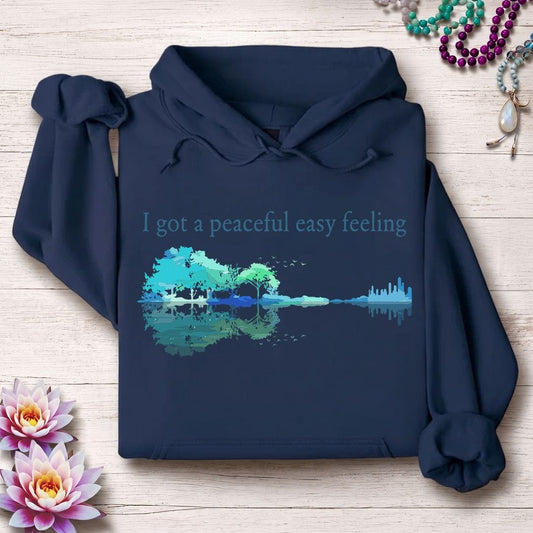 Peaceful Easy Feeling Hoodie Navy