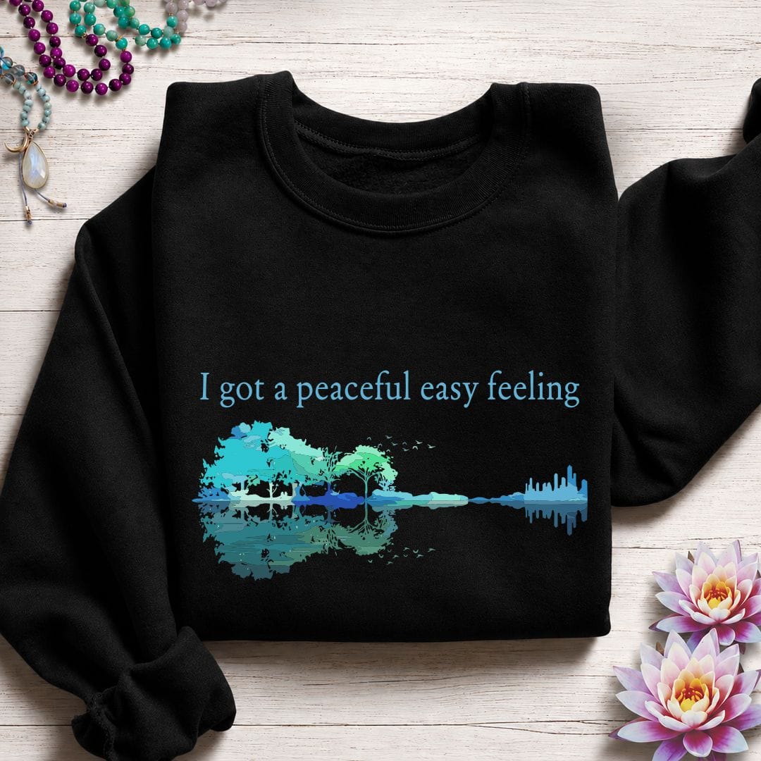 Peaceful Easy Feeling Sweatshirt Black