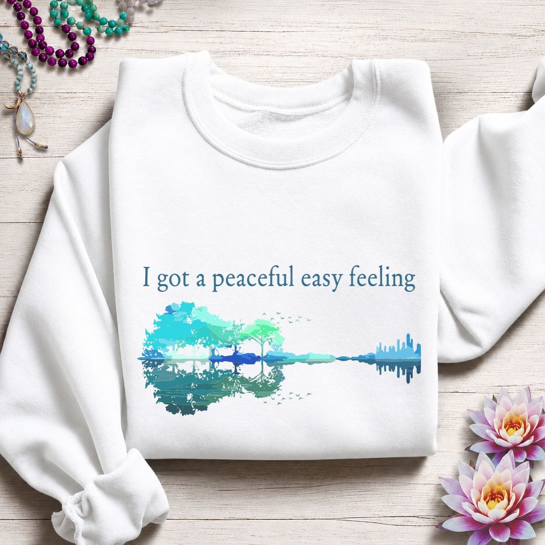 Peaceful Easy Feeling Sweatshirt White