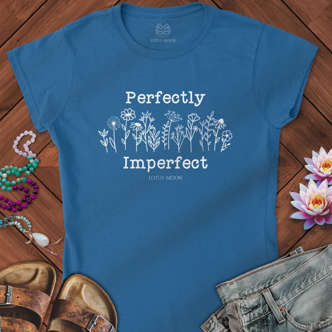 Perfectly Imperfect Fitted Tee Royal