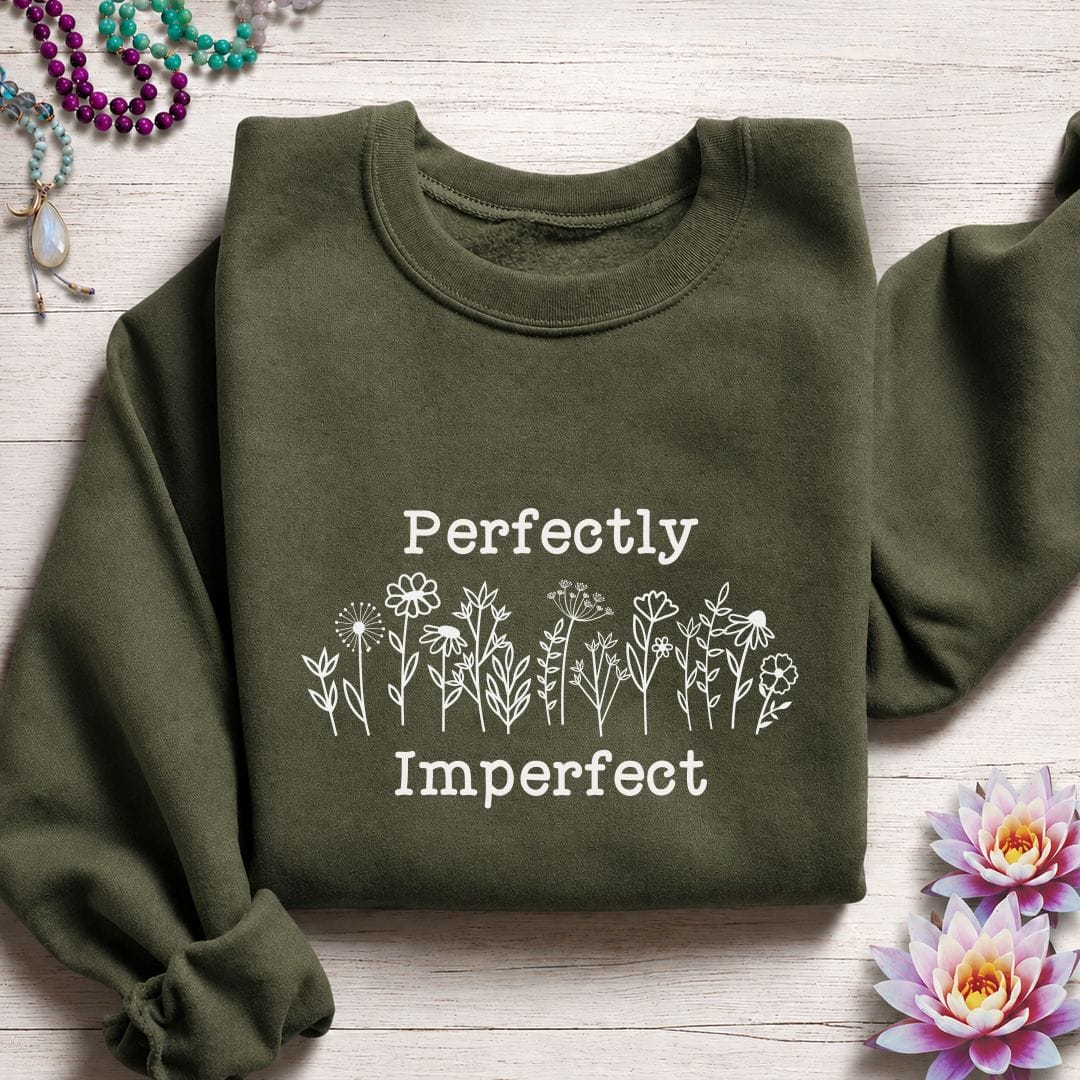 Perfectly Imperfect Sweatshirt Military Green