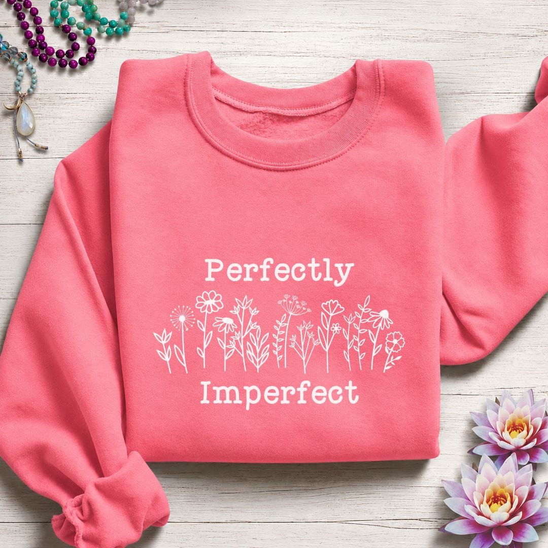 Perfectly Imperfect Sweatshirt Safety Pink