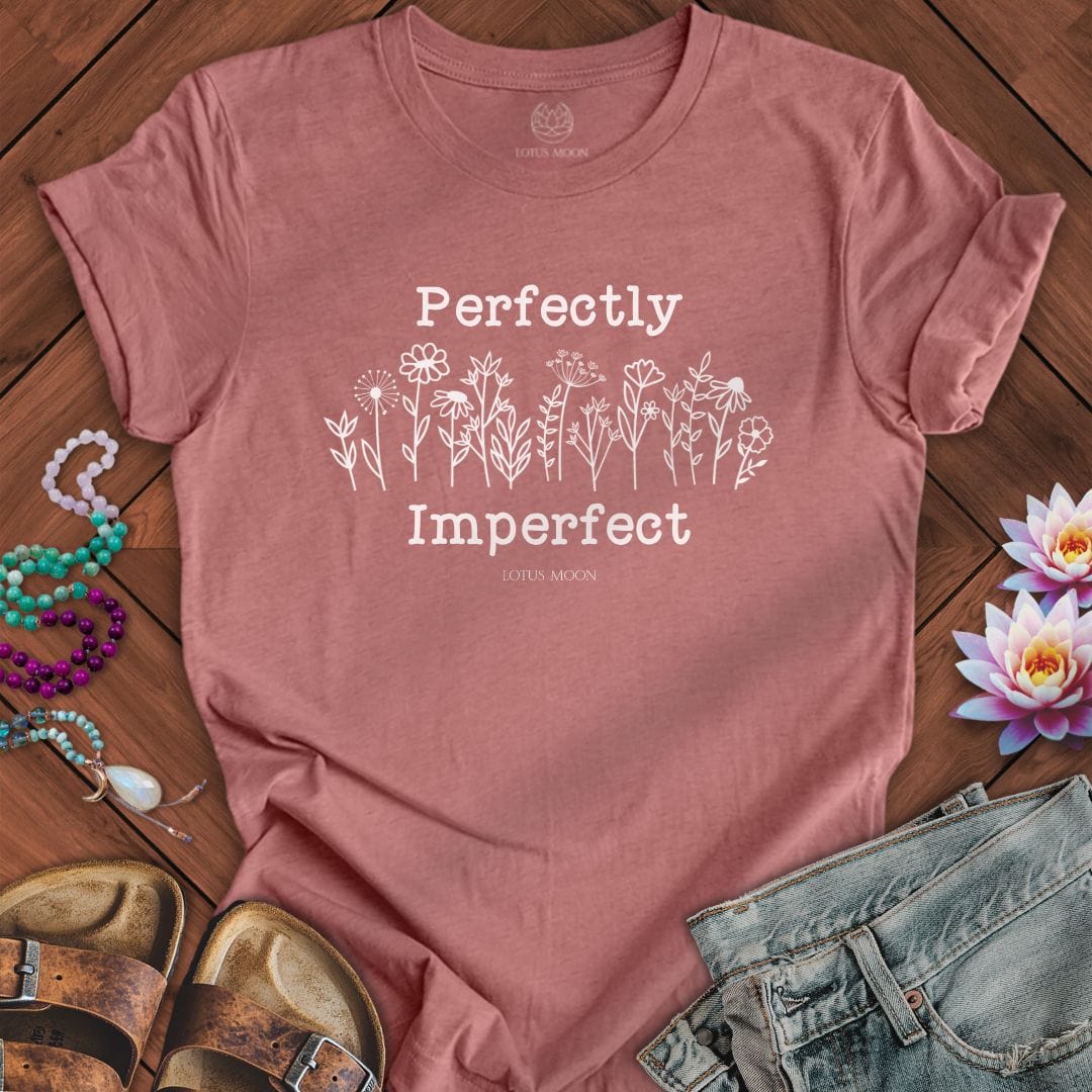 Perfectly Imperfect Tee Heather Mauve