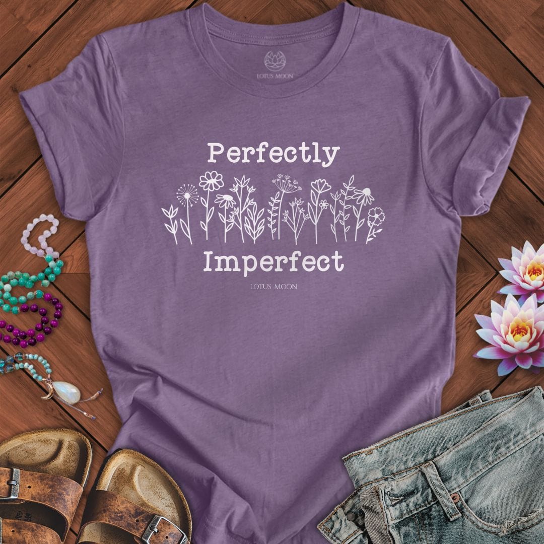 Perfectly Imperfect Tee Heather Purple