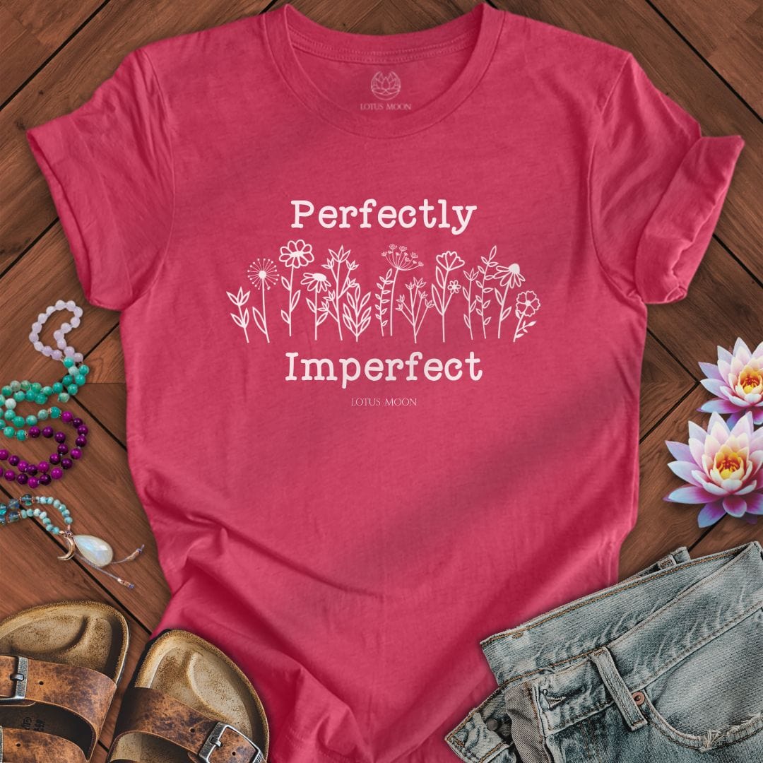 Perfectly Imperfect Tee Heather Raspberry