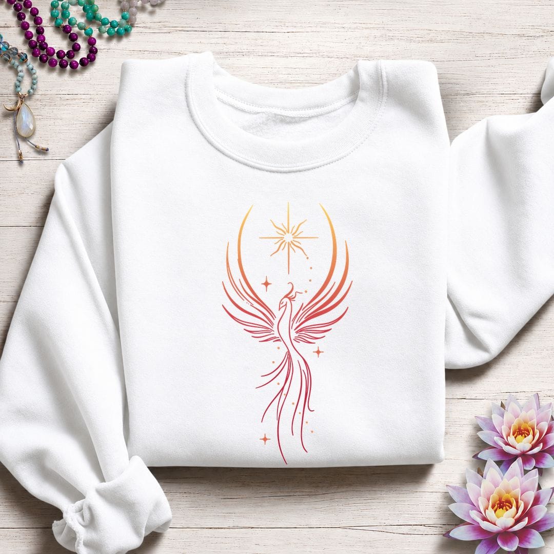 Phoenix Rising Sweatshirt White