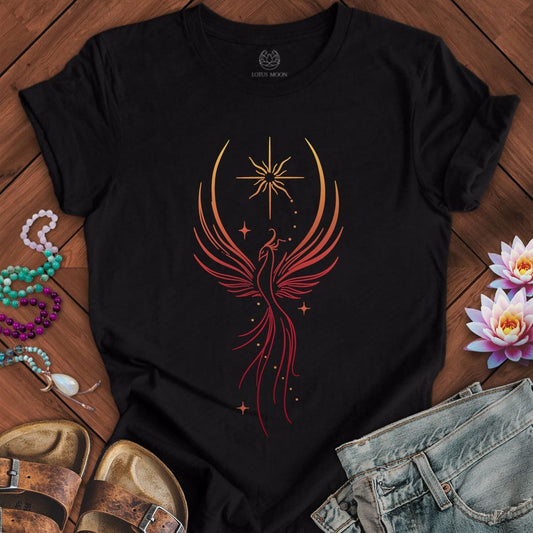 Phoenix Rising Tee Black