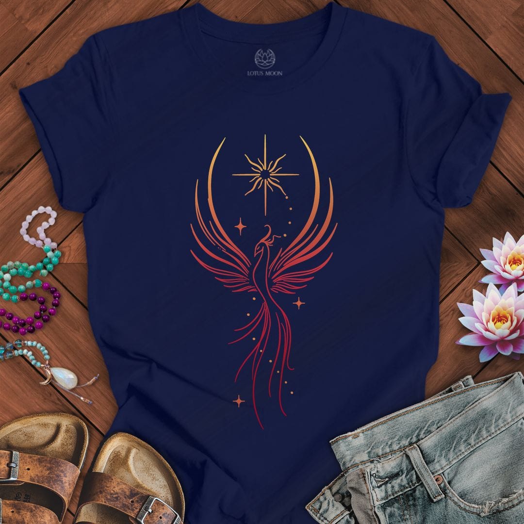 Printify T-Shirt Phoenix Rising Tee Navy / S